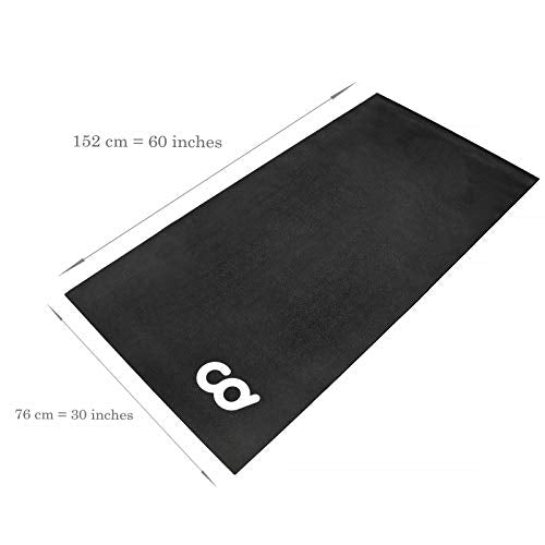 Indoor Exercise Bike Trainer Floor Mat - Soft 30" x 60"