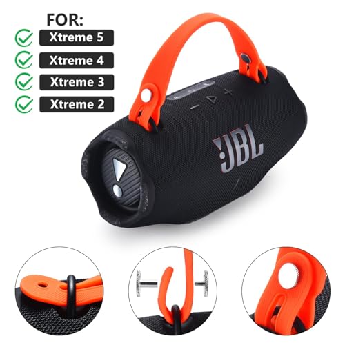 Silicone Handle Strap for JBL Xtreme 5/4/3/2 Speaker - Orange