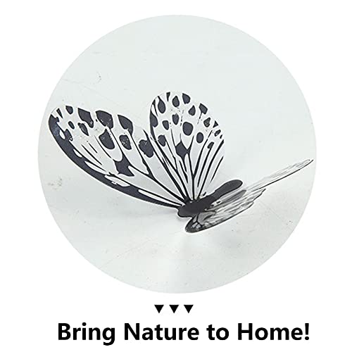 90PCS, 3D Butterfly Wall Decor,Decorative Butterflies for Decals,Black Decor Party Birthday Wedding Decoration Stickers for DIY Bedroom Living Room