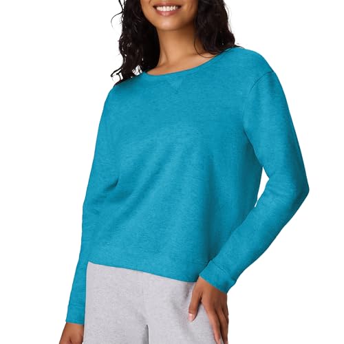 EcoSmart Women's Fleece Quarter-Zip Pullover - Bold Blue Heather, Large