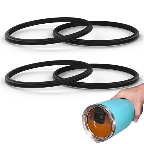Rubber Seal Replacement Gasket for Yeti 20 oz Tumbler - 4 Packs