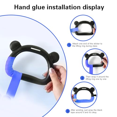 Kids Adjustable Gymnastics Rings - Blue Home Training Equipment