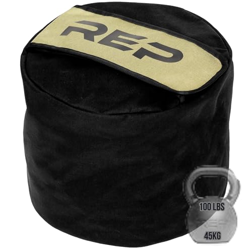 100 lb Round Sandbag Trainer for Strongman Workouts - Heavy Duty