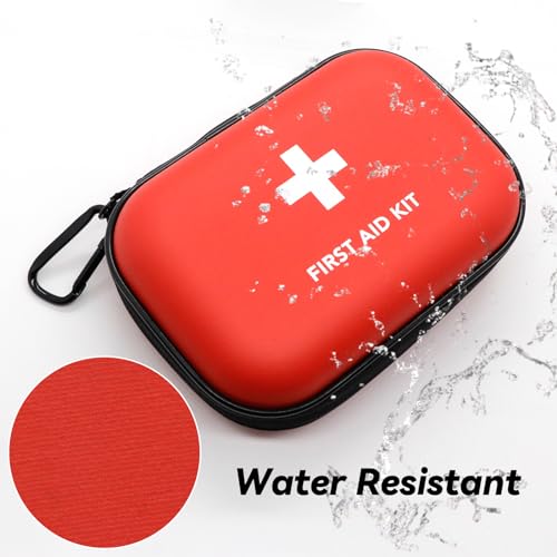 Faylapa Waterproof First Aid Kit Bag 6.2x4.7x1.9 inch Portable Emergency Medical Case for Travel Camping Boat