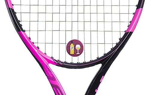 Wine Themed Tennis Racket Dampeners - Shock Absorbers for All Rackets, 2 Pack