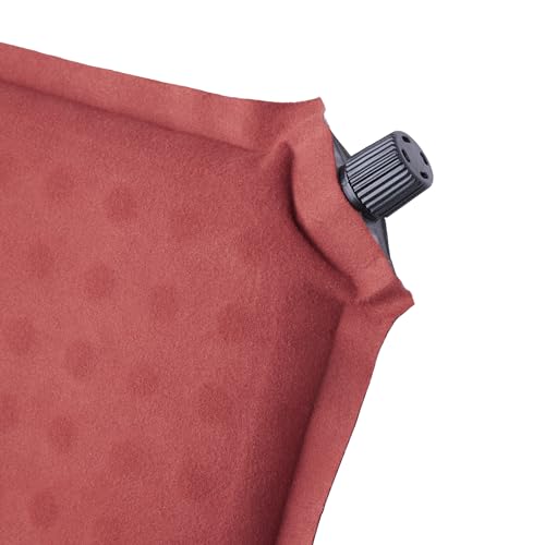 Self-Inflating Camping Seat Cushion - Lightweight, Redwood