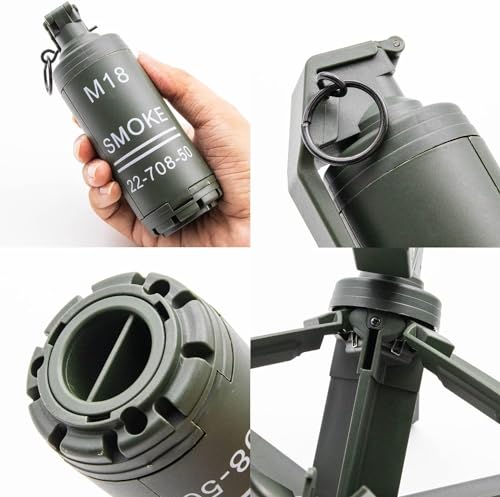 M18 Airsoft Grenade Toys - 2 Pcs Green Tactical Role Play Props