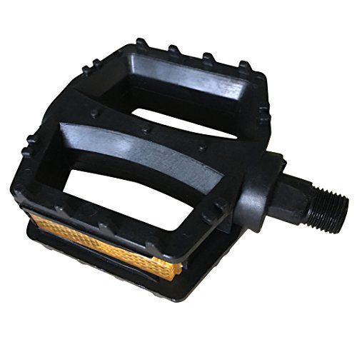 Kids Bike Pedals 1/2 Inch Resin Pedals with Reflectors - 16" & 18"