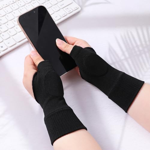 Compression Arthritis Gloves for Pain Relief - 2 Pcs Fingerless