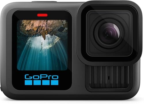 GoPro HERO13 Black Accessory Bundle - 2 Batteries, 64GB Card, Carrying Case