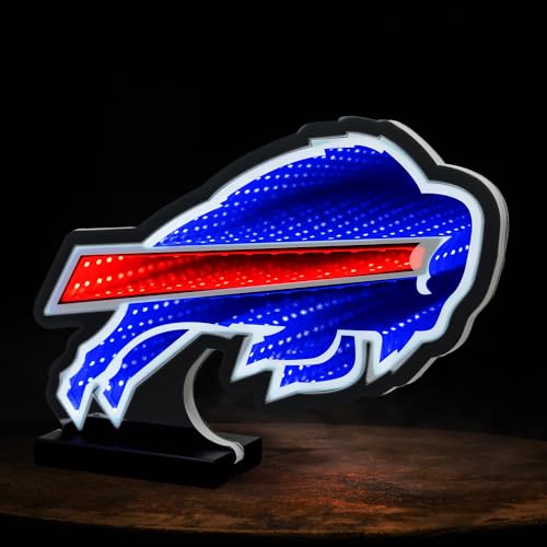 Buffalo Bills LED Infinity Logo Light - 3D Acrylic Display
