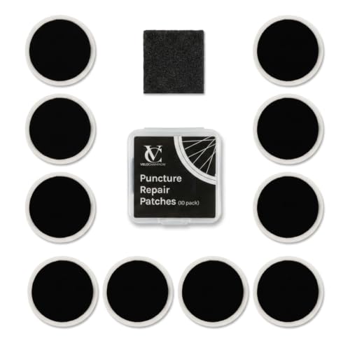 Self Adhesive Bike Tire Repair Kit - 10 Patches