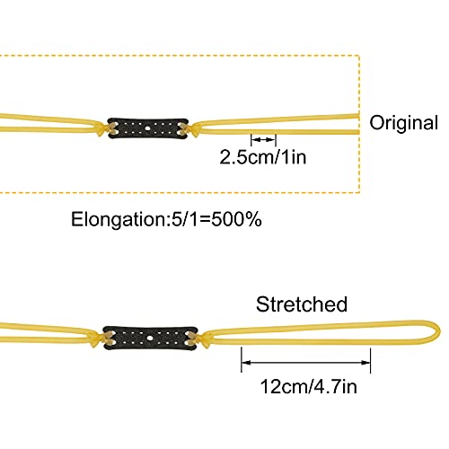 5-Pack Heavy Pull Slingshot Replacement Bands - 14.5 Inch