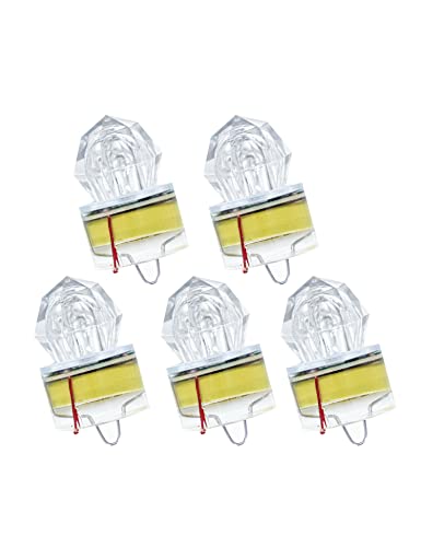 Disco BLUEWING 5pcs LED Deep Drop Underwater Fishing Lights Fish Lures for Swordfish, Tuna