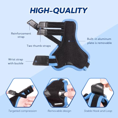 YiYame L/XL Trigger Thumb Splint for Dequervain's Tendonitis & Arthritis Support