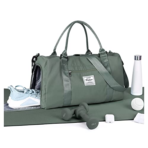 Waterproof Gym Bag with Shoe Compartment & Wet Pocket