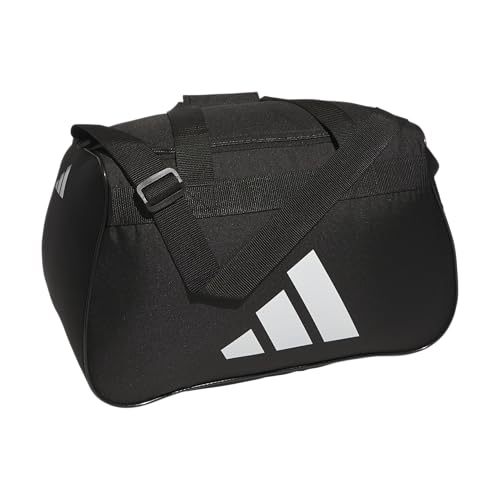 Lightweight Black Gym Duffel Bag with Adjustable Strap