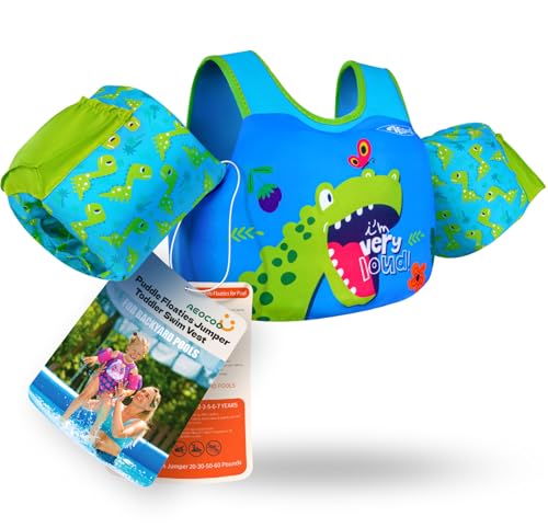 Toddler Swim Vest with Floaties for Water Play, Ages 1-2