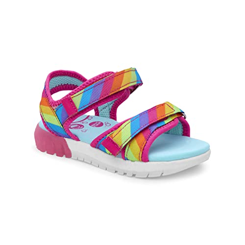 Stride Rite 360 Girls' Sevita Rainbow Sandals - 13 Little Kid Summer Shoes