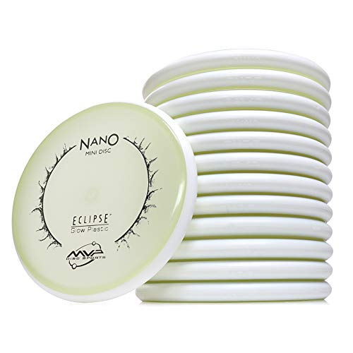 Nano Mini Disc Golf Marker - Eclipse Glow 2.0 Plastic