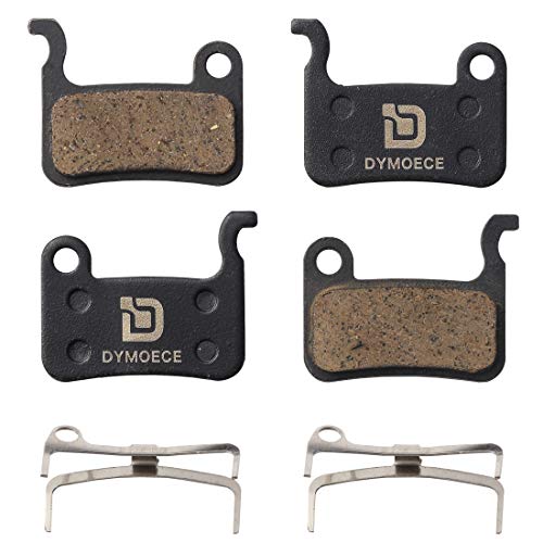 Dymoece Organic Resin Bicycle Disc Brake Pads for Shimano Deore XT - 2 Pairs