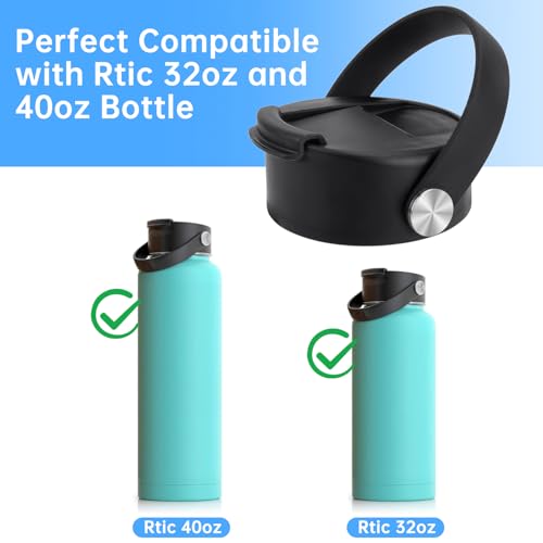 32 oz Replacement Lid for RTIC Water Bottles - Leak-Proof & BPA-Free