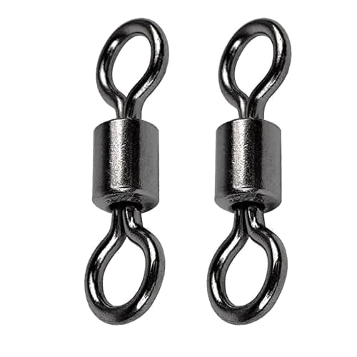 Heavy Duty Fishing Swivel Connector - 50lb, 50 pcs