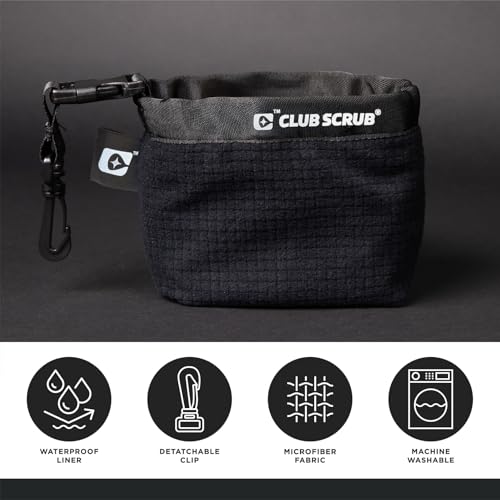 Golf Club & Ball Cleaning Bag - Microfiber Pro, Waterproof