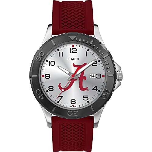 42mm Men's Alabama Crimson Tide Watch with Silicone Strap