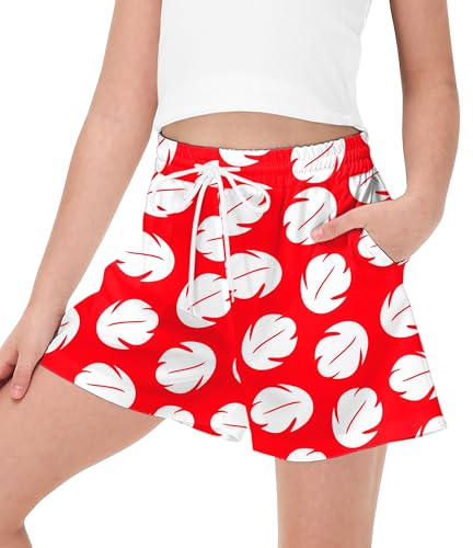 Boys 4th of July Swim Trunks Quick Dry Hawaiian Shorts with Pockets