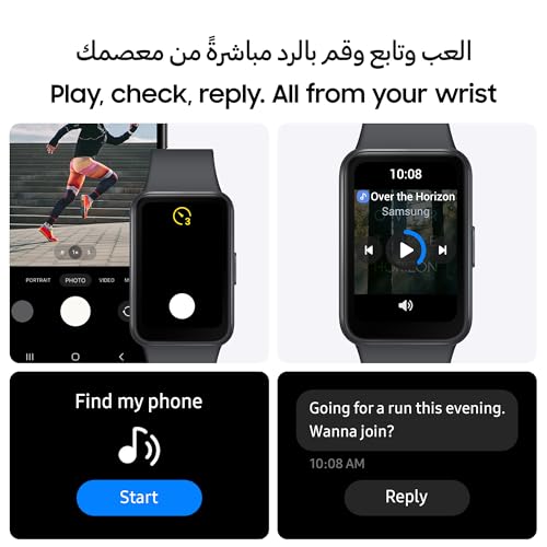 Samsung Galaxy Fit 3 Fitness Tracker - 1.6" AMOLED, IP68, 14 Days Battery Life