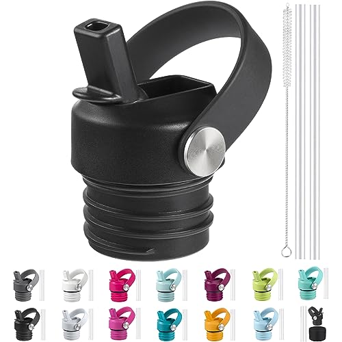 RRegeny Straw Lid fits Hydro Flask Standard Mouth, 21 24 oz, Sports