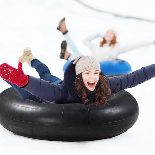 Heavy Duty Butyl Rubber Snow Inner Tubes - 4 Pack, 44"