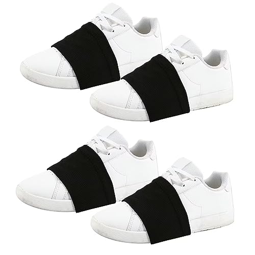 Dance Socks Over Shoes for Smooth Floors - Black Shoe Covers