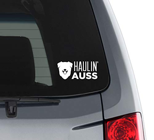 Australian Shepherd Dog Vinyl Decal - 5" x 2.2"