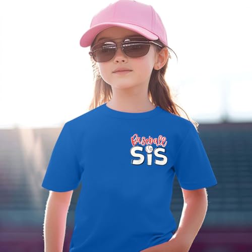 Toddler Baseball Shirt - Short Sleeve Tee Top, D-Blue, 2-3T