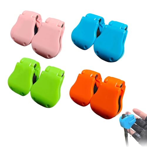 Multifunctional Portable Fishing Rod Holder Clips – 4 Colors, Auto Grip, Ground/Wall/Car Mount