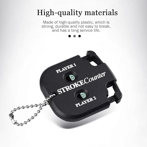 2-Pack Golf Score Counters - Dual Player Stroke Clickers