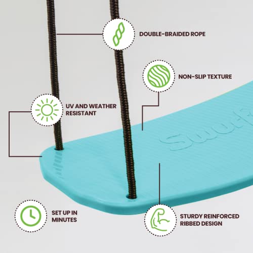 Kick Stand Up Surfing Tree Swing - Blue - 24" SwingBoard