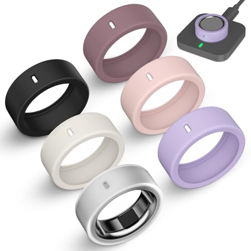 Oura Ring Cover - Ultra-Thin Silicone Protector, M Size, 6 Colors