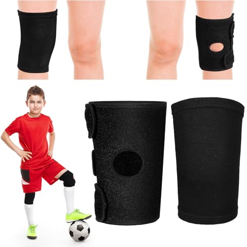 Relaxgiant Kids Knee Brace Set Black Medium - Injury Prevention & Support