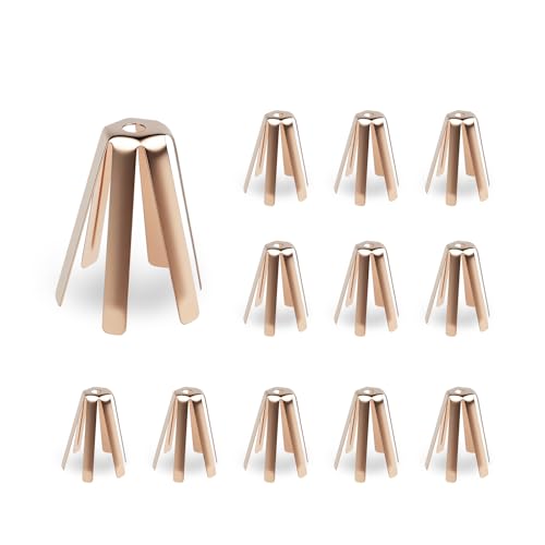 Universal Golf Shaft Adapter Shims - Brass, 12 Pcs, Gold