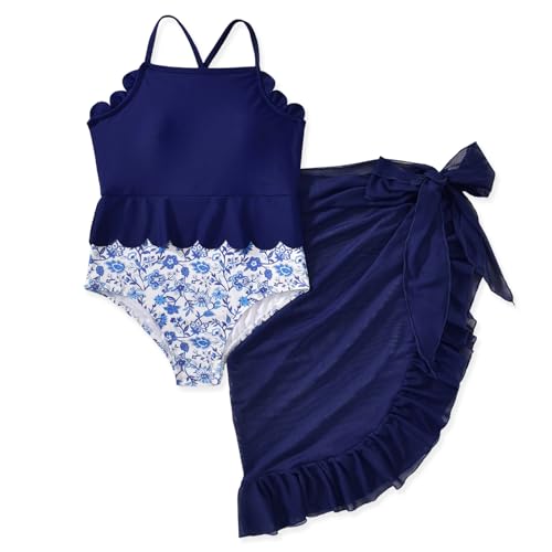 Girls One-Piece Swimsuit - Comfortable Beachwear for Ages 5-14