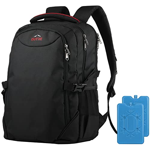OUTXE Black 22L Insulated Cooler Backpack with Laptop Sleeve for Work & Day Trips