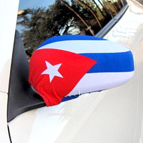 Cuba Flag Side View Mirror Covers - Set of 2 for Cars & SUVs