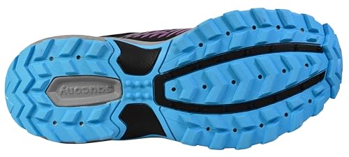 Saucony Women's Excursion Tr15 Trail Running Shoes 7.5 Wide Black Lime