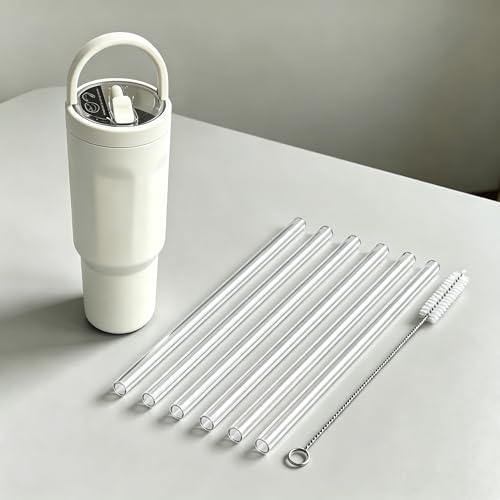 Clear Replacement Straws for 32oz HydroJug - 6 Pack