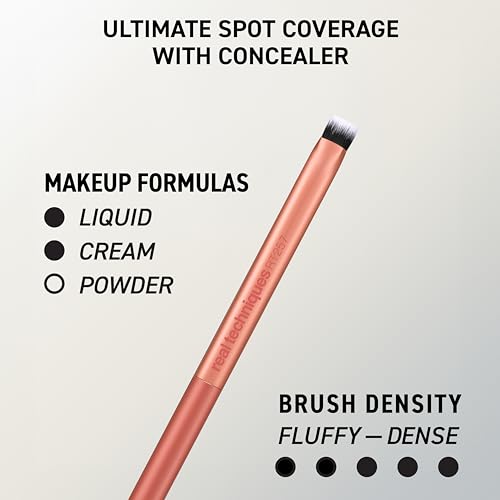 Real Techniques Face Base Kit - 4 Piece Makeup Brush Set for Foundation, Concealer, Contouring & Setting