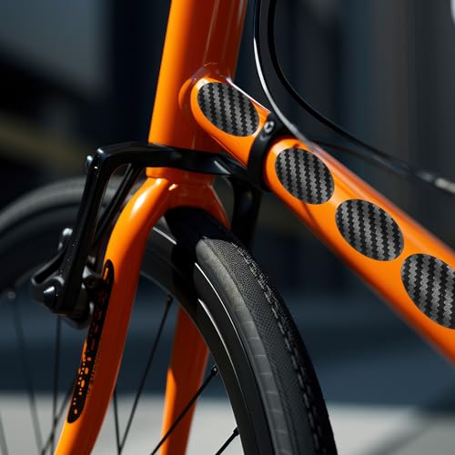 Bicycle Chainstay Protector Decal - 3 Pcs Adhesive Protection Stickers