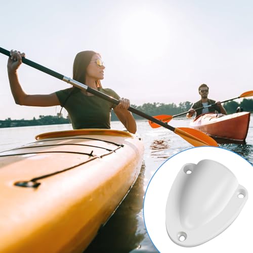 4-Pack Marine Clamshell Wire Vent Cover - 2.5-inch Nylon - White